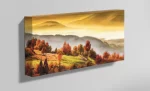 Картина от каталога "Красотата на България" на художника Янко Янев | Янев Арт - Есенен пейзаж на пасища Стара планина. - канава без рамка